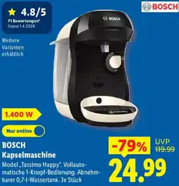 Lidl BOSCH Kapselmaschine Angebot