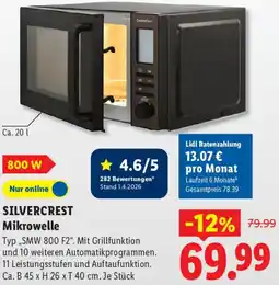 Lidl SILVERCREST Mikrowelle Angebot