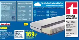 Lidl BRECKLE 7-Zonen-Taschenfederkern-Matratze Angebot