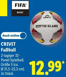 Lidl CRIVIT Fußball Angebot