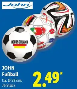 Lidl JOHN Fußball Angebot