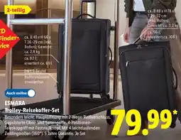 Lidl ESMARA Trolley-Reisekoffer-Set Angebot