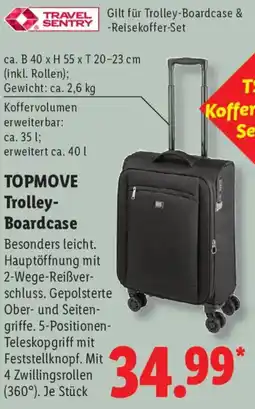 Lidl TOPMOVE Trolley Boardcase Angebot