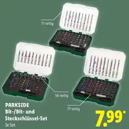 Lidl PARKSIDE Bit-/Bit- und Steckschlüssel-Set Angebot