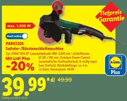 Lidl PARKSIDE Satinier-/Bürstenschleifmaschine Angebot