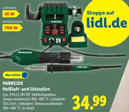 Lidl PARKSIDE Heißluft- und Lötstation Angebot