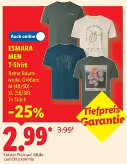 Lidl ESMARA MEN T-Shirt Angebot