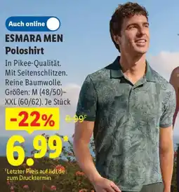 Lidl ESMARA MEN Poloshirt Angebot