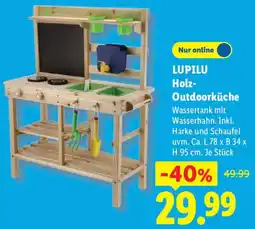 Lidl LUPILU Holz Outdoorküche Angebot