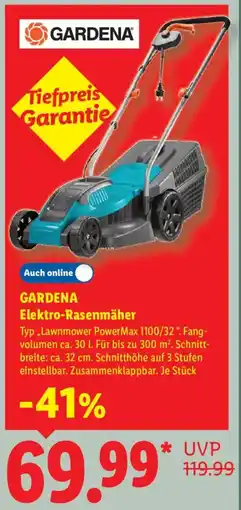 Lidl GARDENA Elektro-Rasenmäher Angebot