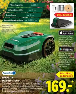 Lidl PARKSIDE Mähroboter 20 V Angebot