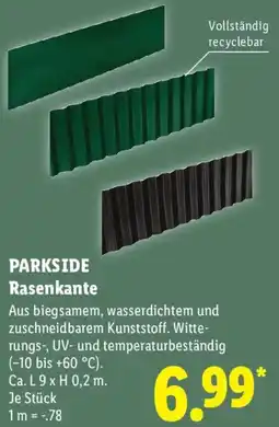 Lidl PARKSIDE Rasenkante Angebot