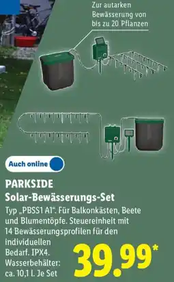 Lidl PARKSIDE Solar-Bewässerungs-Set Angebot