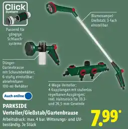 Lidl PARKSIDE Verteiler/Gießstab/Gartenbrause Angebot