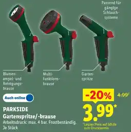 Lidl PARKSIDE Gartenspritze/-brause Angebot