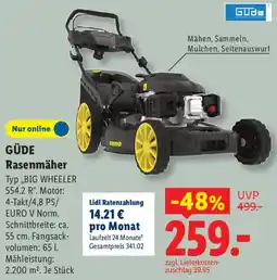 Lidl GÜDE Rasenmäher Angebot
