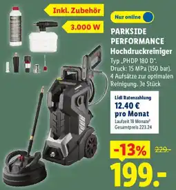 Lidl PARKSIDE PERFORMANCE Hochdruckreiniger Angebot