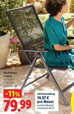 Lidl LIVARNO Hochlehner Angebot