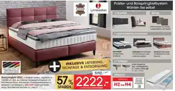 Zurbrüggen Linneweber Boxspringbett GRAZ Angebot