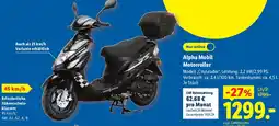 Lidl Alpha Mobil Motorroller Angebot