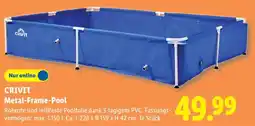 Lidl CRIVIT Metal-Frame-Pool Angebot