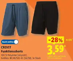 Lidl CRIVIT Funktionsshorts Angebot