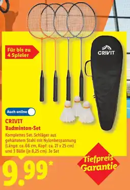 Lidl CRIVIT Badminton-Set Angebot
