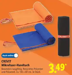 Lidl CRIVIT Mikrofaser-Handtuch Angebot