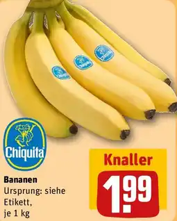 REWE Chiquita Bananen Angebot