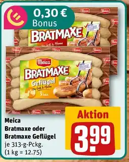 REWE Meica Bratmaxe oder Bratmaxe Geflügel Angebot