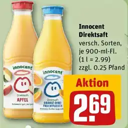 REWE Innocent Direktsaft Angebot