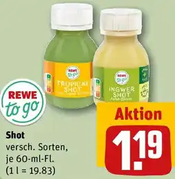 REWE REWE to go Shot Angebot