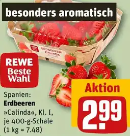 REWE Erdbeeren Angebot