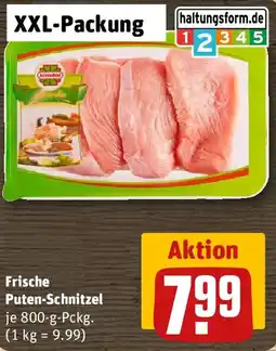 REWE Frische Puten-Schnitzel Angebot