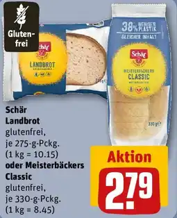 REWE Schär Landbrot oder Meisterbäckers Classic Angebot
