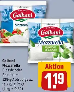 REWE Galbani Mozzarella Angebot