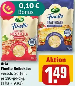 REWE Arla Finello Reibekäse Angebot