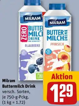 REWE Milram Buttermilch Drink Angebot