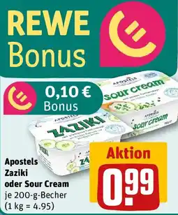REWE Apostels Zaziki oder Sour Cream Angebot