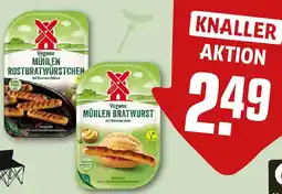 REWE Rügenwalder Mühle Vegane Bratwurst oder Vegane Mühlen Rostbratwürstchen Angebot