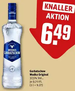 REWE Gorbatschow Wodka Original Angebot
