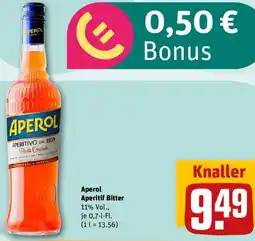 REWE Aperol Aperitif Bitter Angebot