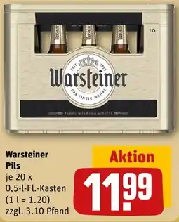 REWE Warsteiner Pils Angebot