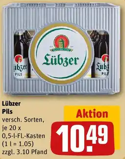 REWE Lübzer Pils Angebot