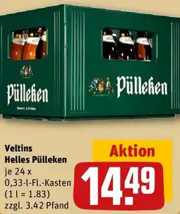 REWE Veltins Helles Pülleken Angebot