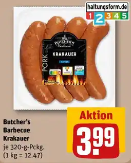 REWE Butcher's Barbecue Krakauer Angebot