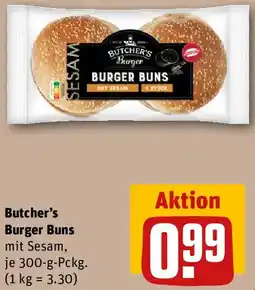 REWE Butcher's Burger Buns Angebot