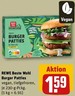 REWE REWE Beste Wahl Burger Patties Angebot