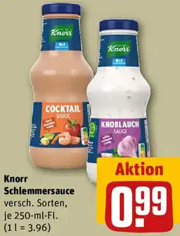 REWE Knorr Schlemmersauce Angebot