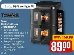 REWE Tower Heißluftfritteuse T17206RW Angebot